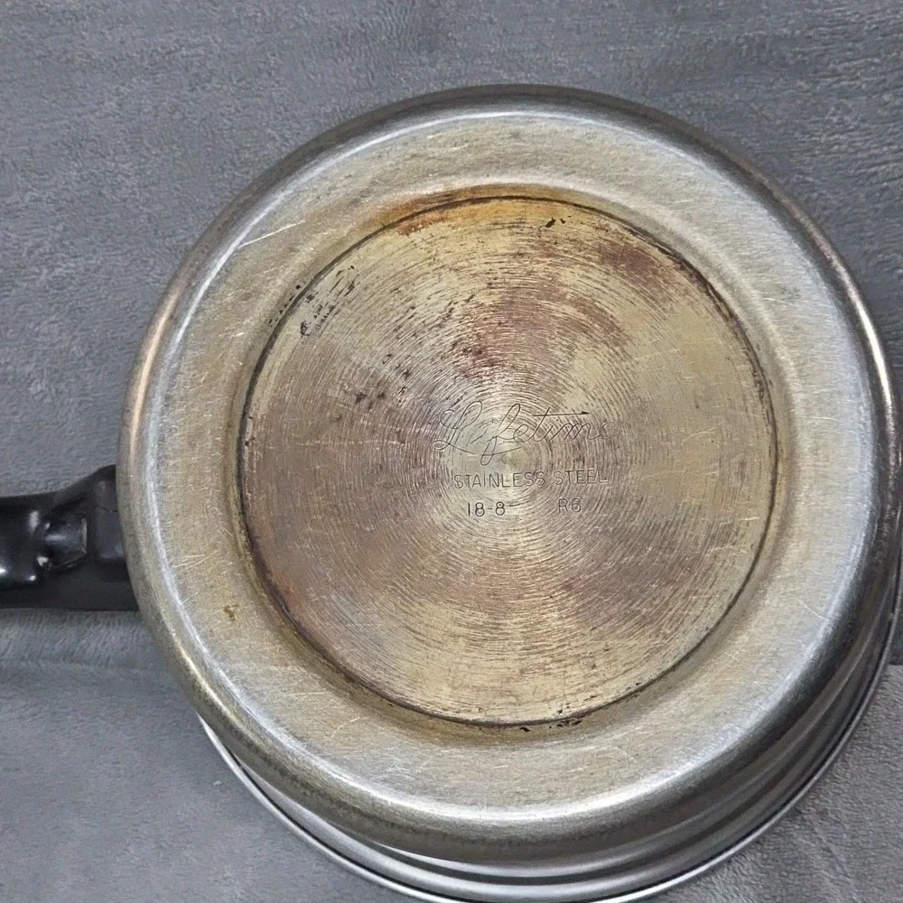 Vintage Lifetime Stainless Steel 18-8 Long Handle 7 Inch Pan No‎ Lid